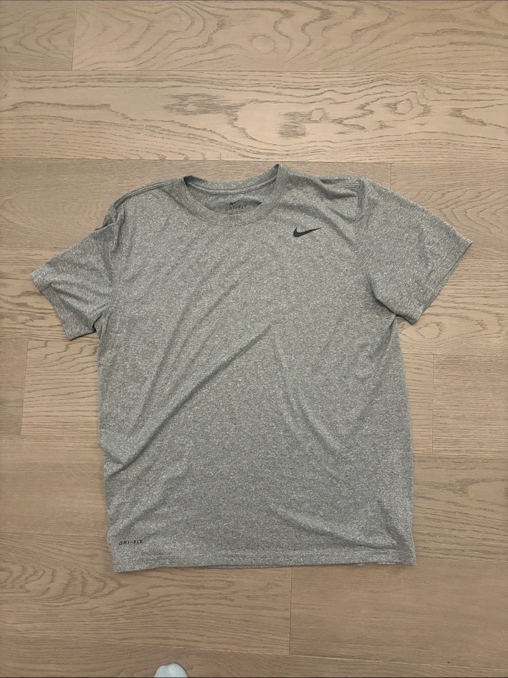 Nike Gray Short-Sleeve Dri-FIT Athletic Tee